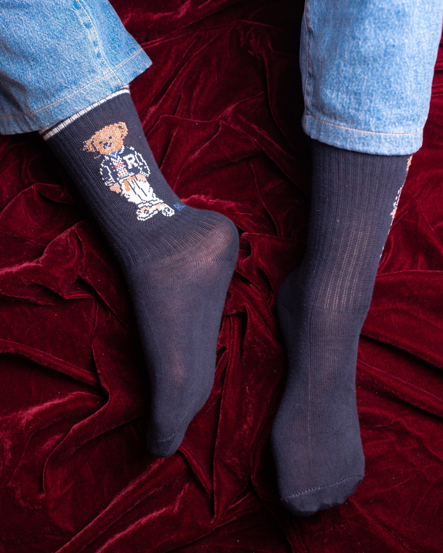 R Bear Funky Socks(One Side) SN236