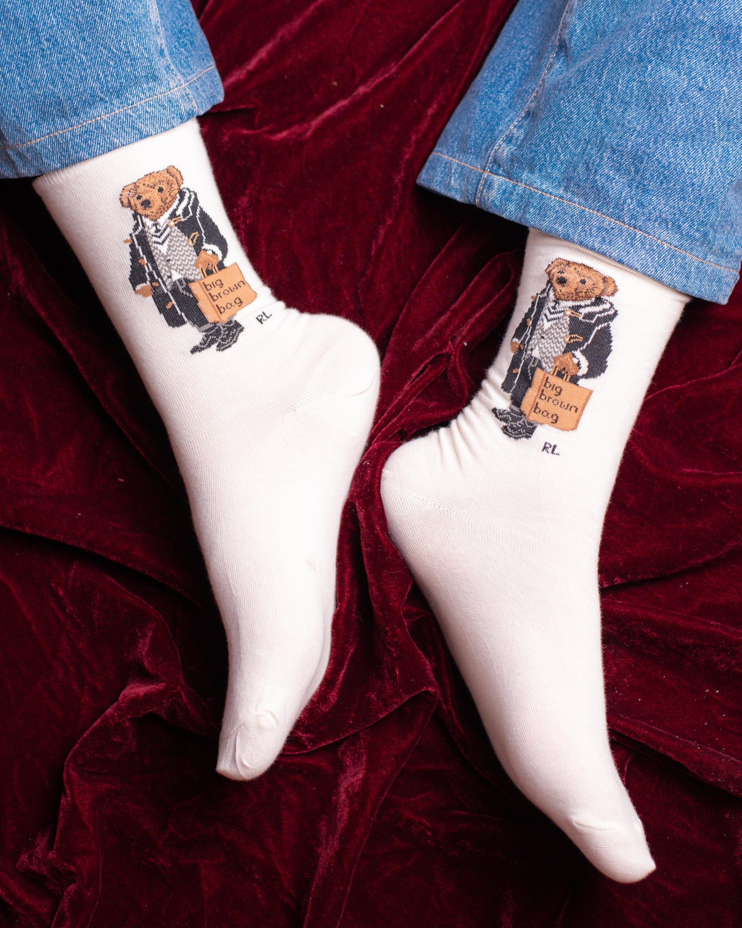 Brown Bag Bear Funky Socks SN276