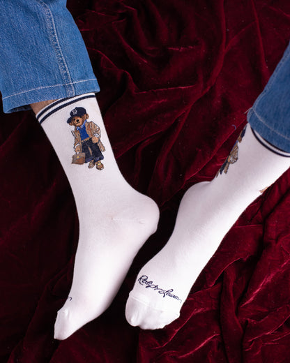 White Bear Workaholic Funky Socks SN14