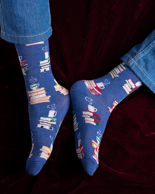 Tea Book Funky Socks SN127
