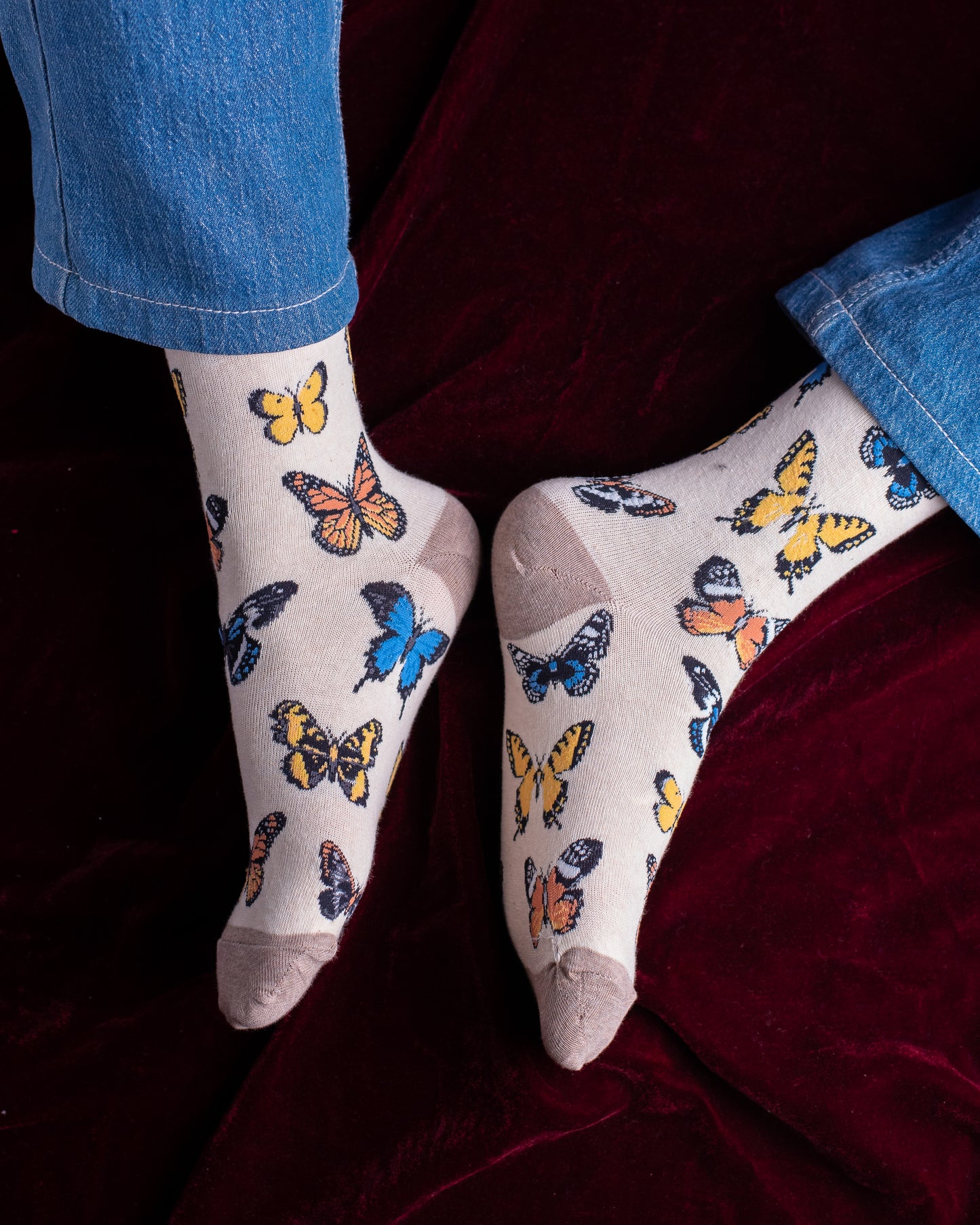 Butterflies Funky Socks SN128