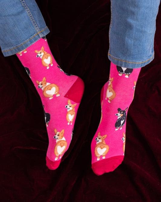 Pink Deart Funky Socks SN193