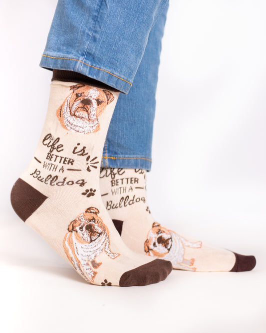 Biege Dog Funky Socks SN177