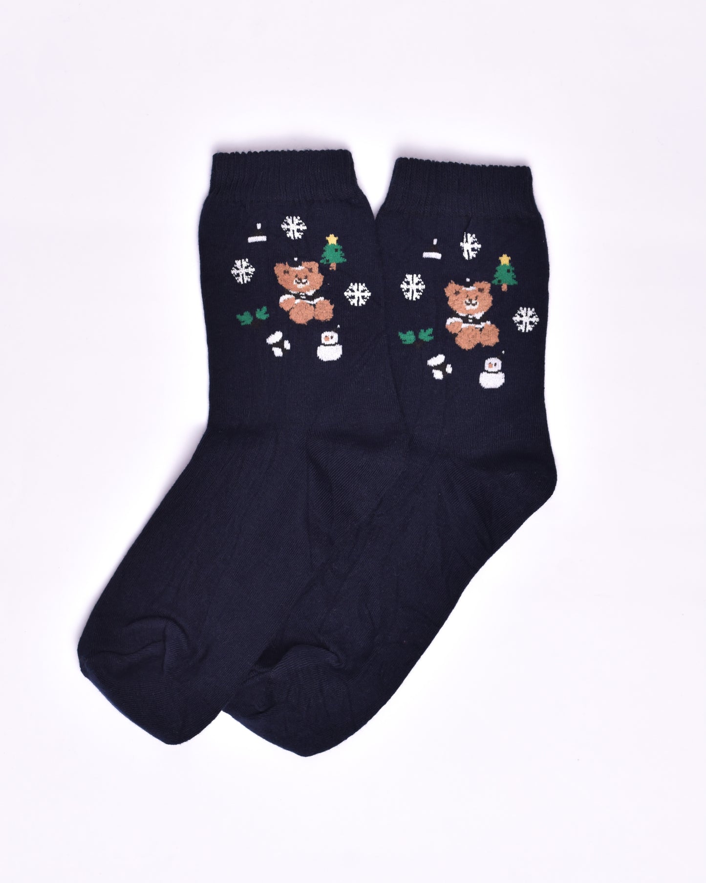 Green Snow Bear Funky Socks SN238