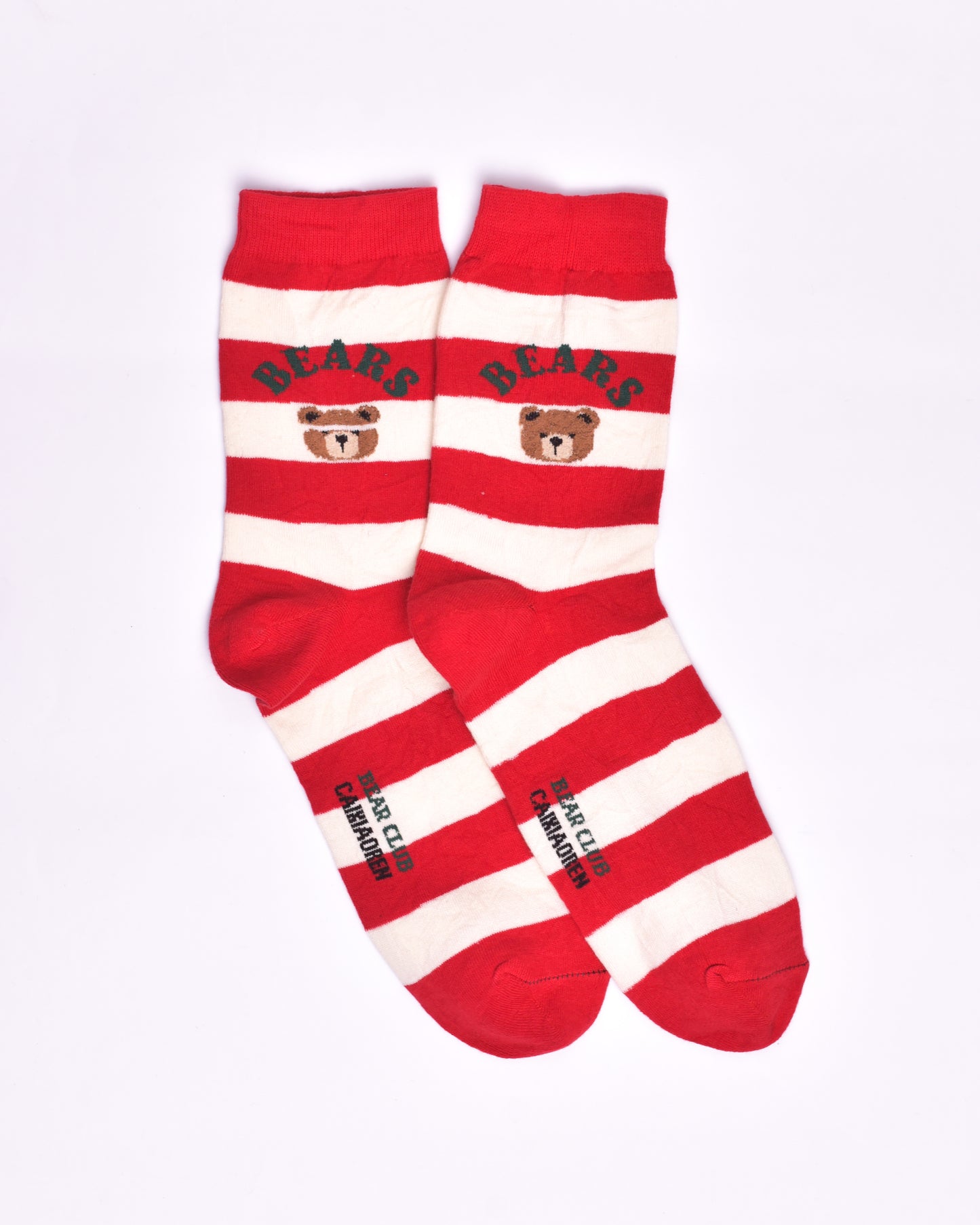 Red Lines Teddy Funky Socks SN246