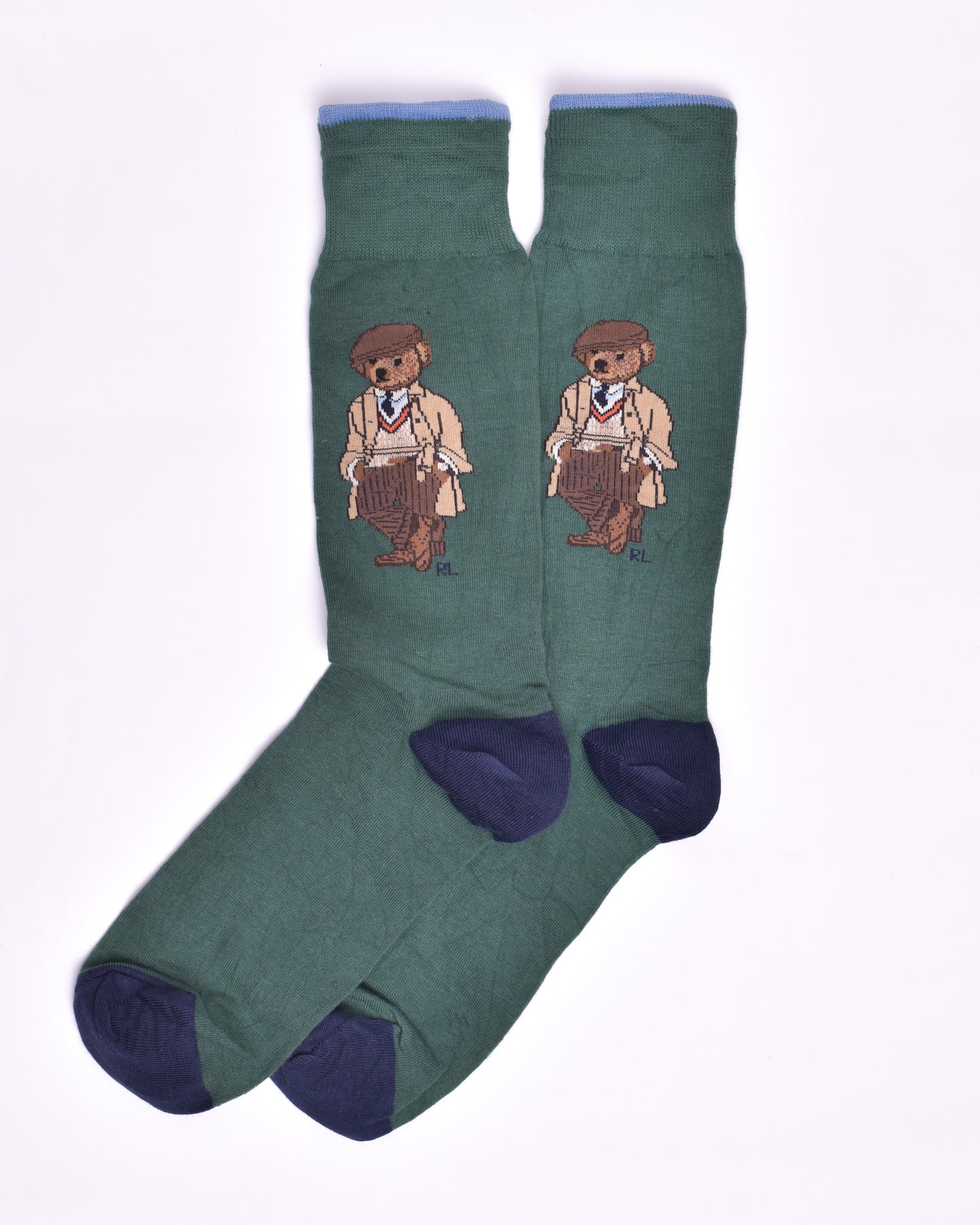 Green Cap Teddy Funky Socks SN254