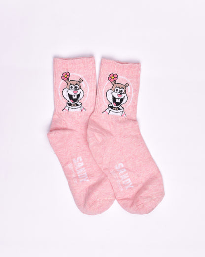Pink Character Funky Socks SN256