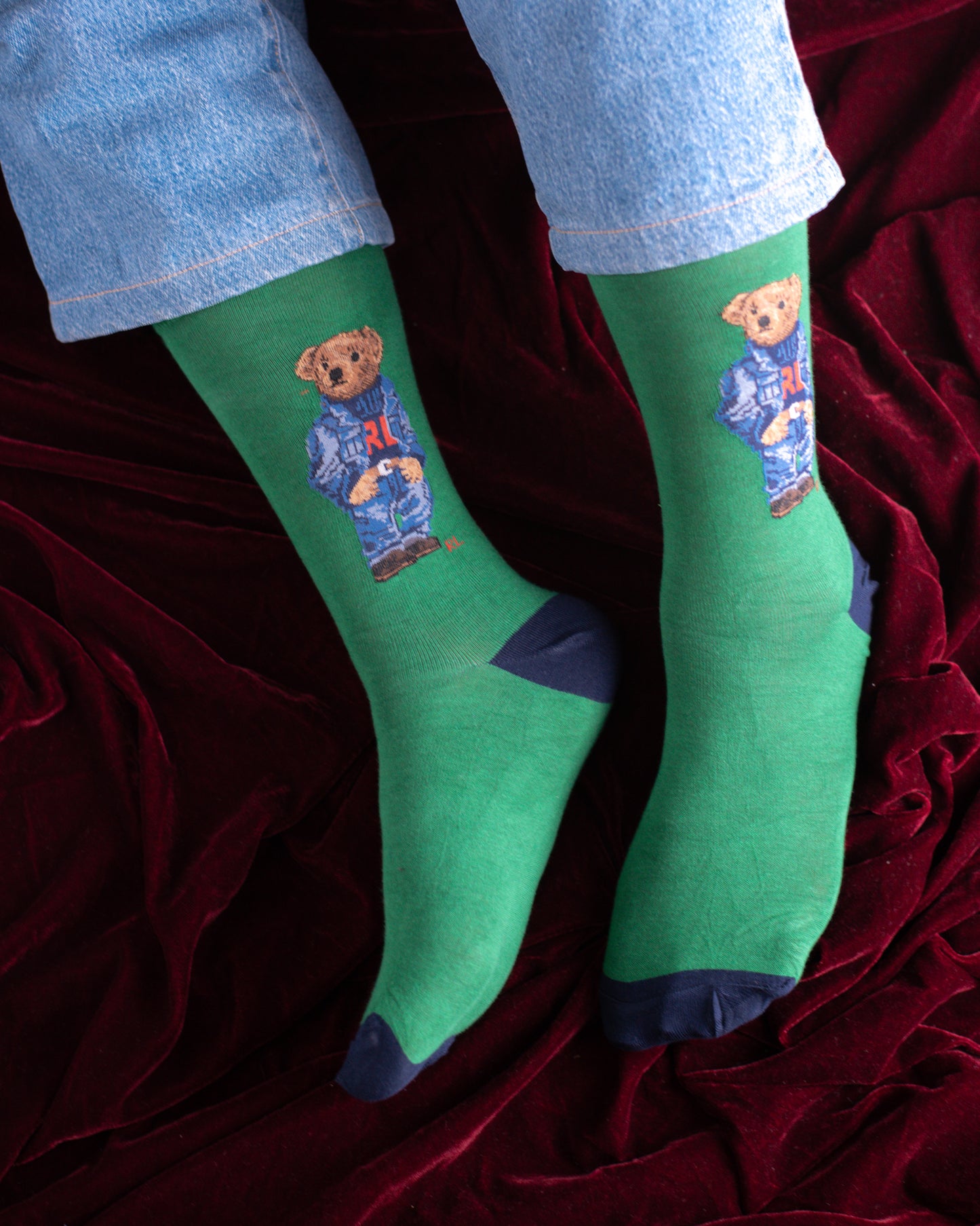 Green Jeans Teddy Funky Socks SN255