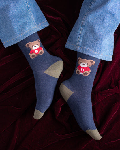 B Bear Funky Socks SN235