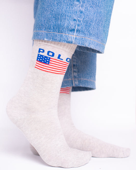 Grey Pol Funky Socks SN220