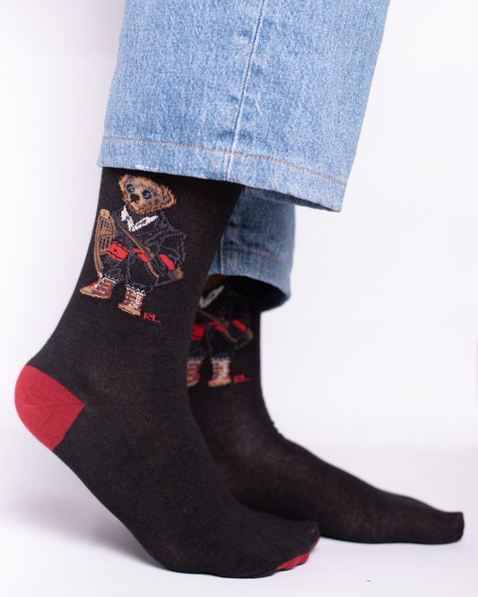 Black Rope Teddy Funky Socks SN250