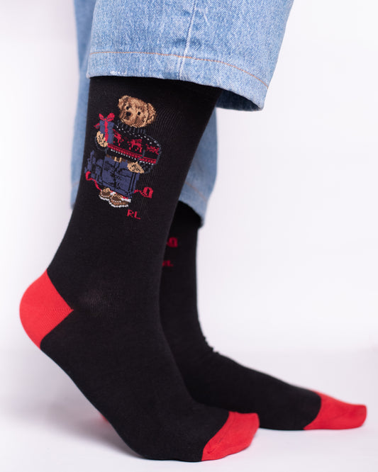 Black Gift Funky Socks SN251