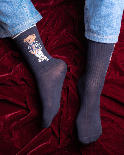 R Bear Funky Socks(One Side) SN236