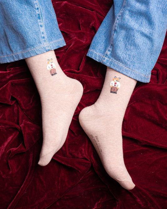 Office Teddy Funky Socks SN228