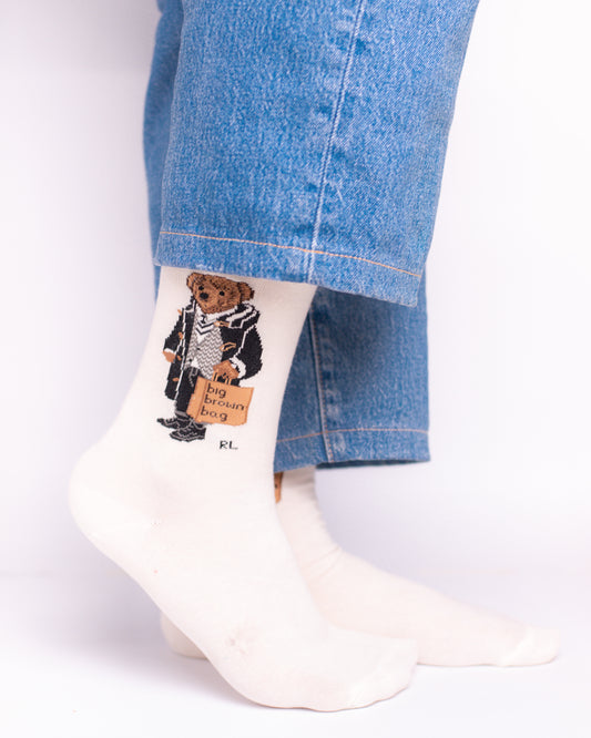 Brown Bag Bear Funky Socks SN276